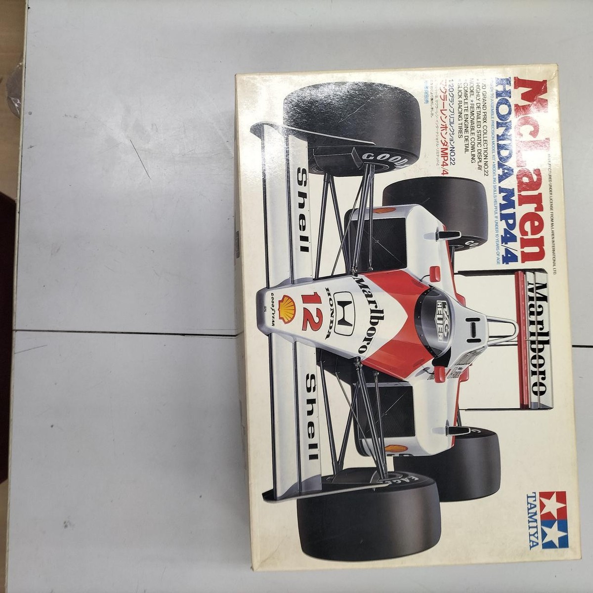 ミニカー Tamiya McLaren MP4/4 Tamiya 1/20 Vintage '88 TAMIYA McLaren HONDA MP4/4 1/20 Collection NO.22