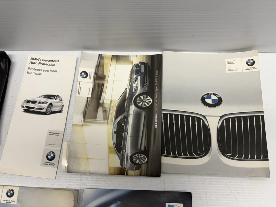 BMW F10 2012 serie 5 528i 535i 550i xDrive manual del propietario conjunto de libros + estuche Foto 4 de 4