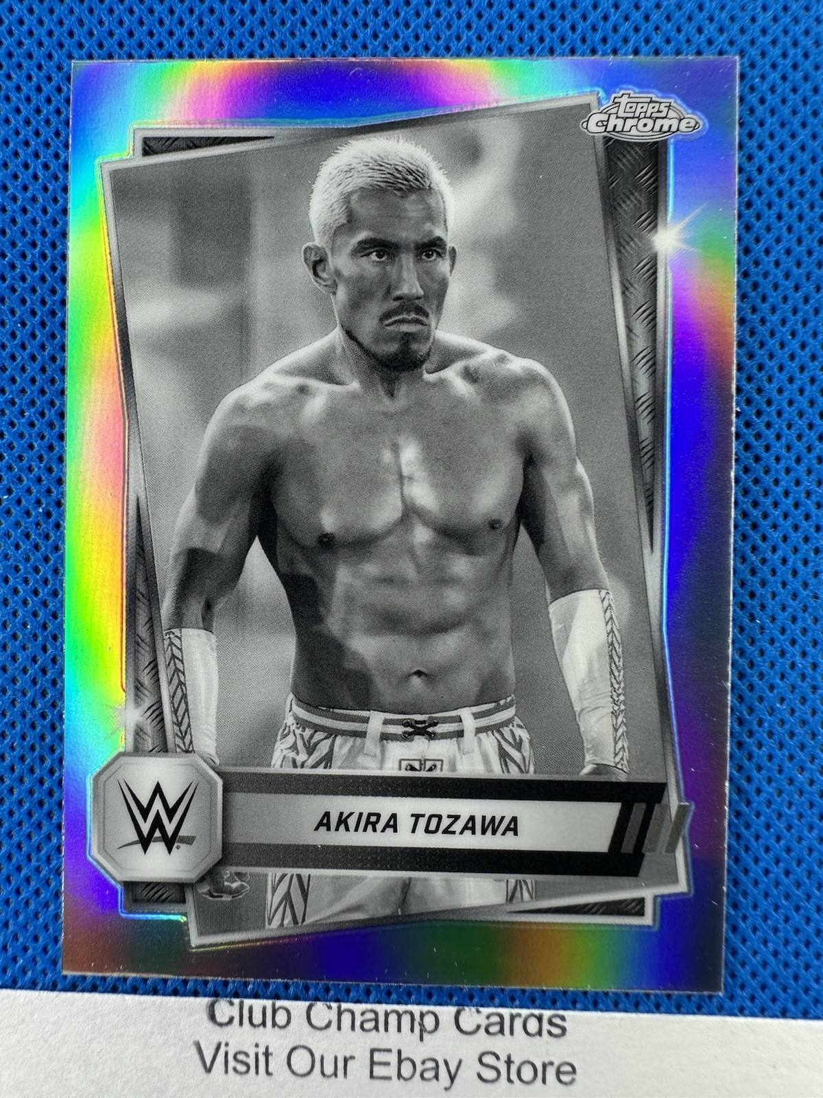 2025 #71 Akira Tozawa Topps Chrome WWE Sepia Refractor