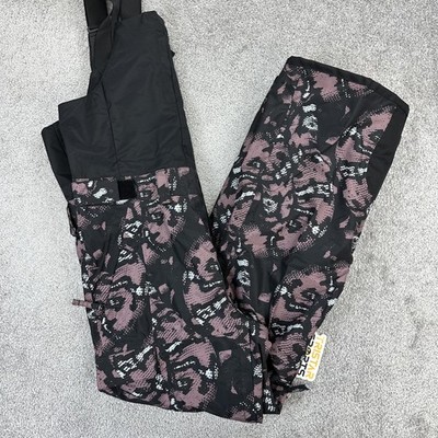 The North Face Freedom Bib Pants Mens Large Fawn Grey Snake DryVent Ski Snow