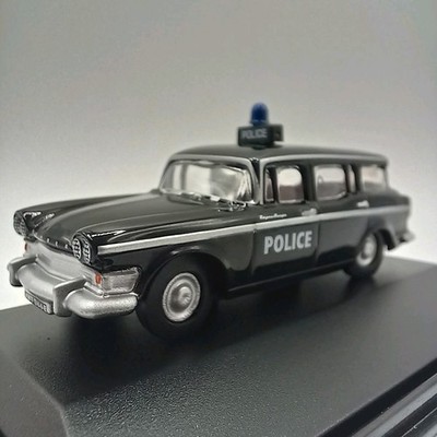 OO Spur 1:76 Vitrinenmodelleisenbahn Scale Humber Super Snipe Polizeiauto NEU