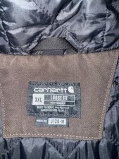 Carhartt Men s Loose Fit Washed Duck Insulated Coat Jacket J130M 104050 Size 3XL