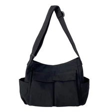 Roomy Canvas Crossbody Messenger Bag for Men Women Satchel Shoulder Bag Large...