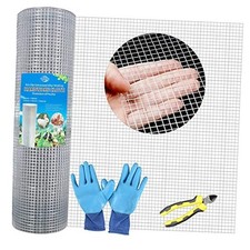 Hardware Cloth 1/2 inch Square Openings - 19 Gauge 36'' x 100' Hot-Dip