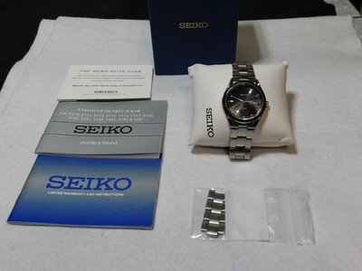Mens Seiko Solar Model V158-OABO Watch in Excellent Condition