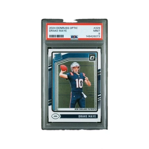 2024 Panini Donruss Optic Rated Rookie Drake Maye #229 PSA 9