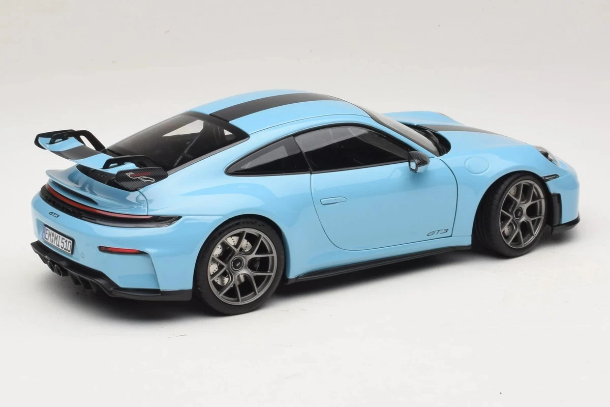 1:18 Porsche 911 (992) GT3 2025 Weissach Package -- Light Blue -- Norev