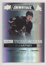 2021 Upper Deck Credentials Debut Ticket Access /999 Tier 1 Ben McCartney 12g7
