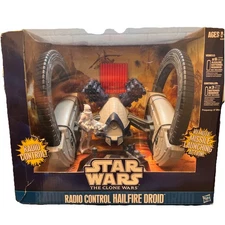 Hasbro Star Wars The Clone Wars Radio Control Hailfire Droid Action Figure Desc