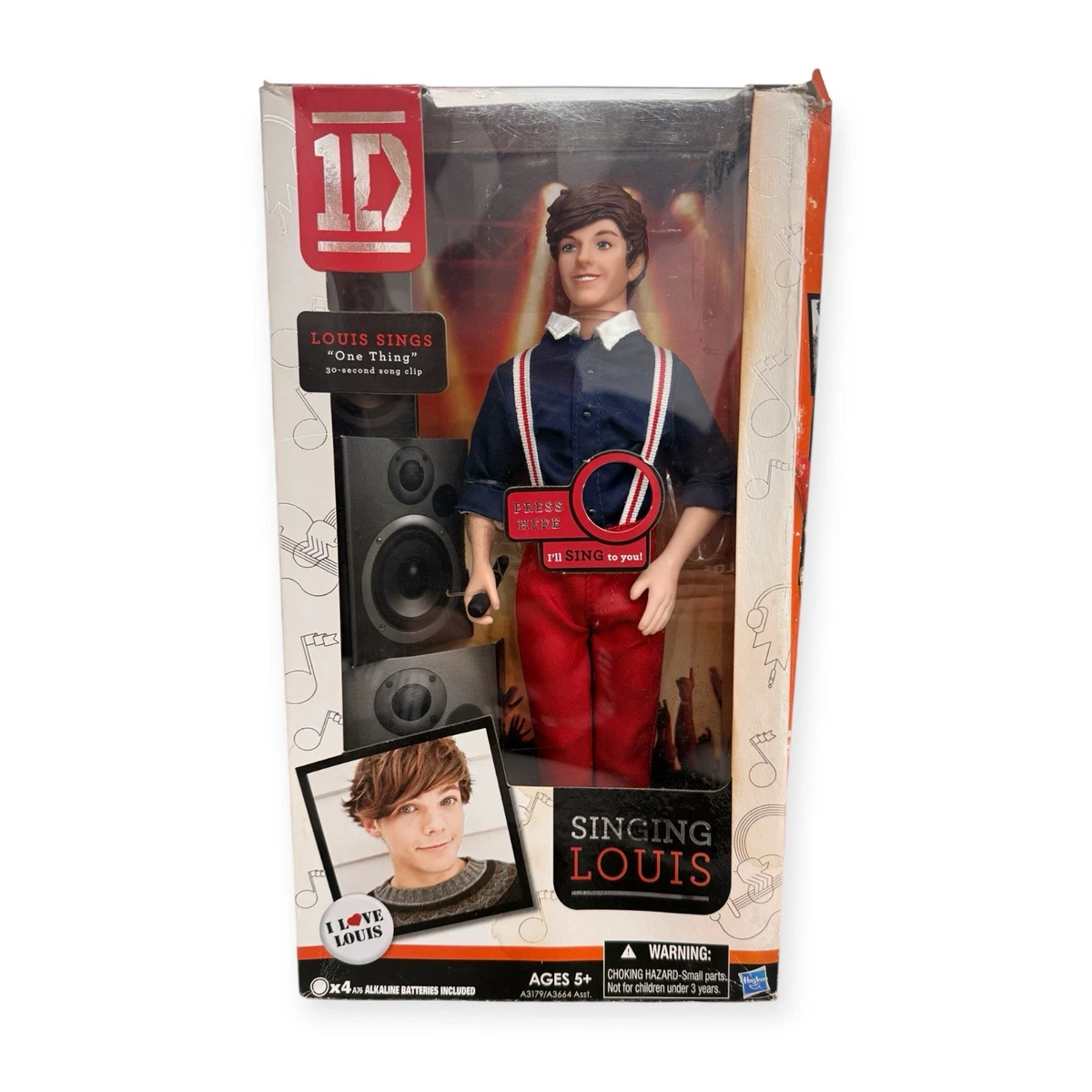 One Direction Music Action Figures 2012 Year Manufactured for sale