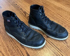 Danner Bull Run Moc Soft Toe 6” Work Boots Leather USA Black Men’s Size 11.5D