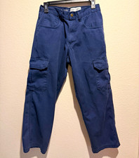 LAPCO FR Men's FR Twill Cotton Cargo Pants Blue 32x30 FLAME RESISTANT