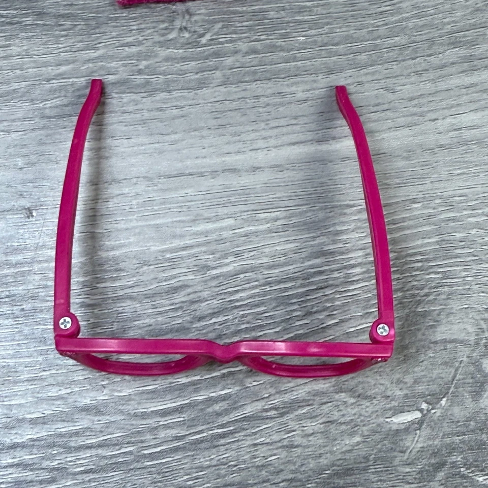 Accesorios para muñecas Our Generation 18" estuche y gafas de fieltro rosa (sin marcos) Foto 4 de 4