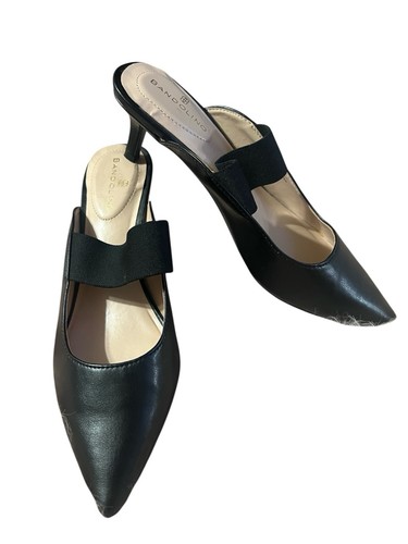 Scarpe Bandolino Myna 3 R decolte tacco a gattino nero cinturino punta misura 5,5 - Foto 11 di 11
