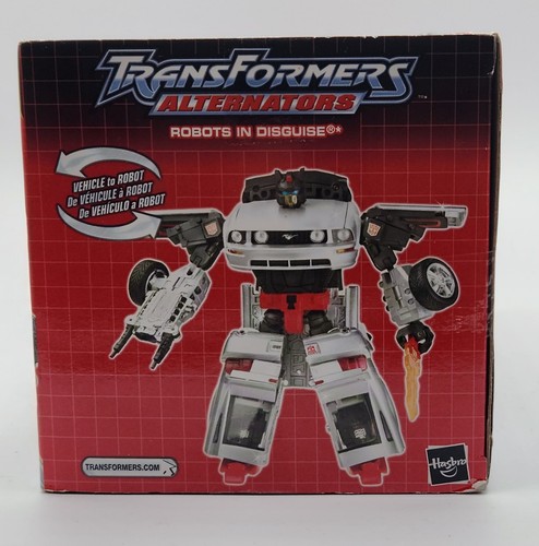 Transformers Alternators 2004 Grimlock Silver Mustang GT Complete In Box - Picture 5 of 24