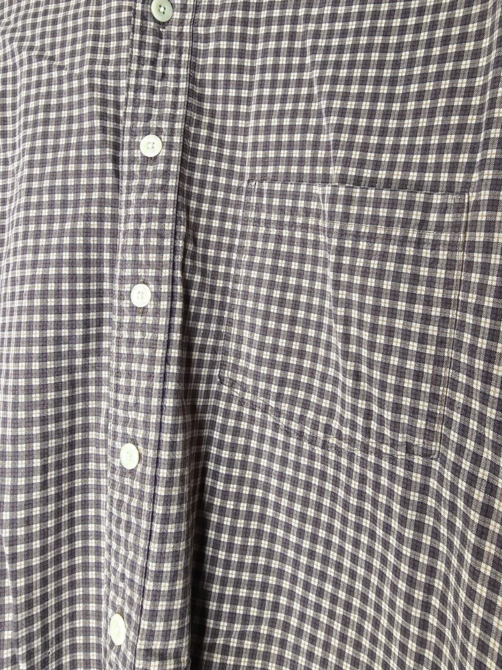 High Sierra Men's Vintage Plaid Brown Button Down Thick Denim Shirt Sz X-Large  - Image 3 of 4