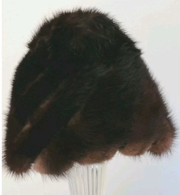 Fur Cloche Brown Vintage Hats for Women for sale | eBay display picture 2