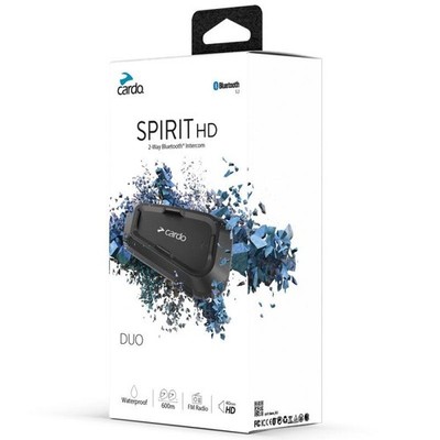 Cardo Spirit Hd Bluetooth Headset Single Pack Motorcycle Helmet Bluetooth Commun