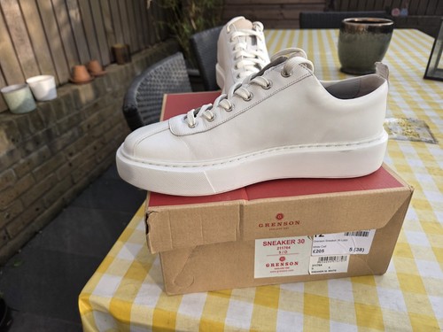 Grenson, White Women's Trainers, NWOT - Picture 4 of 12