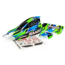 NEW Traxxas 2430-GRN Painted Body Green w/ Wing / Decals Applied for Bandit VX
