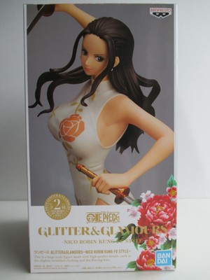 One Piece Glitter Glamours Nico Robin Kung Fu Style White From Japan Ebay