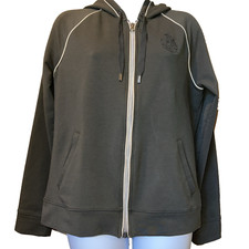 Ralph Lauren Active Athletic Jacket Gray Zip Up Sport Logo  Size Sm