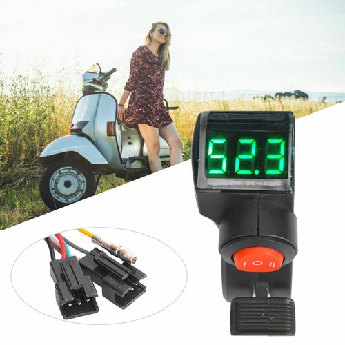 Thumb Throttle With LCD Digital Voltage Display Voltage Power Switch for E bike - Picture 4 of 19