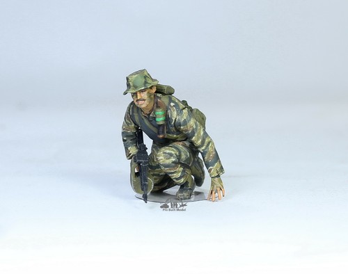 Set prevendita 04 figurine ProPainted 1:35 US Navy Seal team guerra Vietnam - Foto 4 di 12