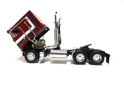 DCP / FIRST GEAR 1/64 SCALE KENWORTH K-100 FLAT TOP, MAROON, WHITE