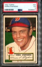 1952 Topps #84 Vern Stephens PSA 5