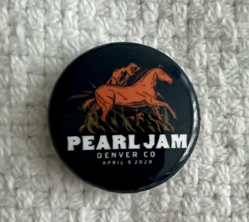 PEARL JAM PIN DENVER COLORADO 4/9/2020 BUTTON - Picture 2 of 2