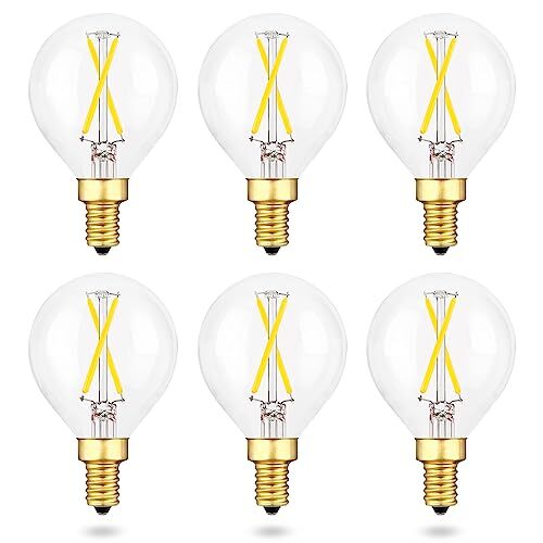 Daylight E12 Ceiling Fan Bulb Dimmable 2w Globe G16.5 Led Chandelier Bulb 25watt - Picture 1 of 7