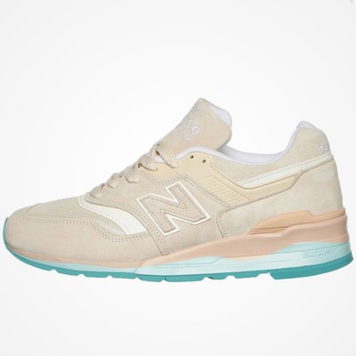 New Balance 997, Coastal Pack, Beige/Aqua, Men's Sz 5, Woman's Sz 6.5  (M997RSA) | eBay
