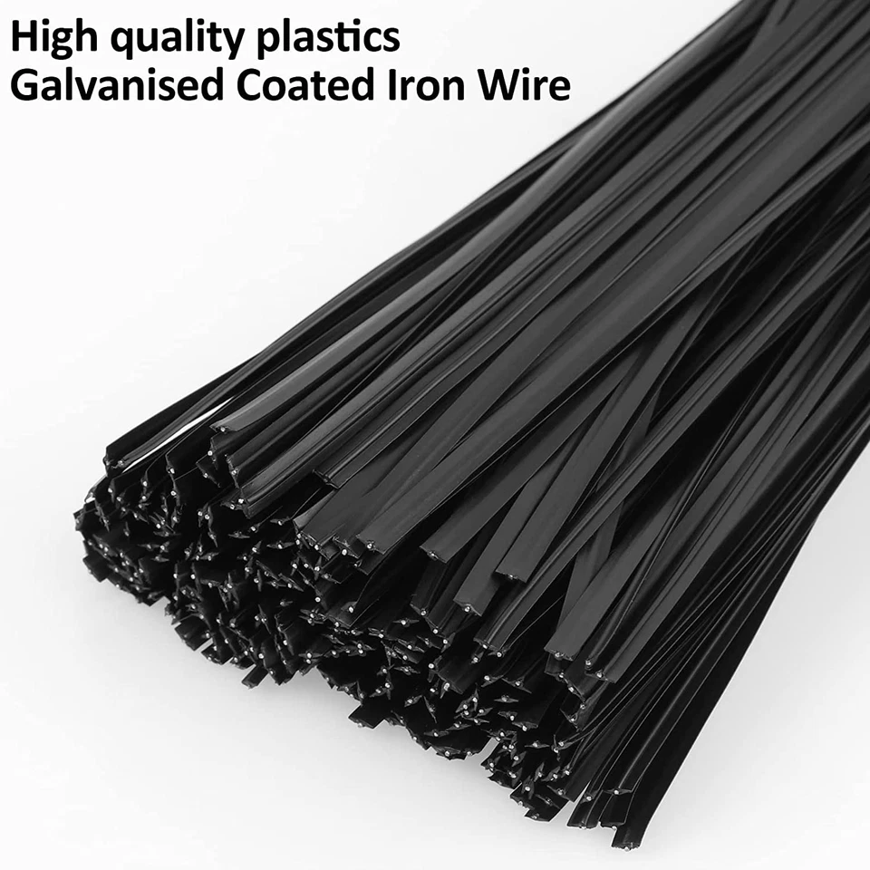 300 Pcs Twist Ties, Plastic 5" Twist Ties, Twist Ties for Bags, Wire Ties Reusab - Image 4 of 4