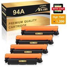 4PK CF294A 94A Toner Cartridge for HP LaserJet Pro M118dw MFP M148dw M148fdw
