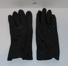 Fownes Genuine Leather Black Gloves Size 7 1/2 EUC Driving