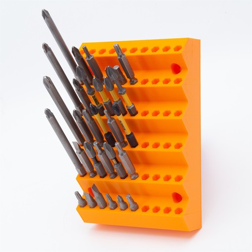 70 Slot Hex Bit Holder Organizer Drill Bit Storage Milling Cutter Drill Holder - Picture 4 of 29