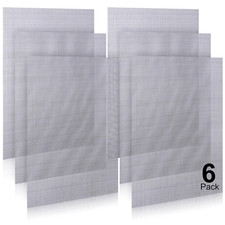 6 Pack 12 8 Inch Wire Mesh Screen, 1Mm Hole 20 Mesh 304 Stainless Steel Mesh Scr