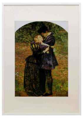 John Everett Millais Hugenotte A3 A4 gerahmter Druck Bild