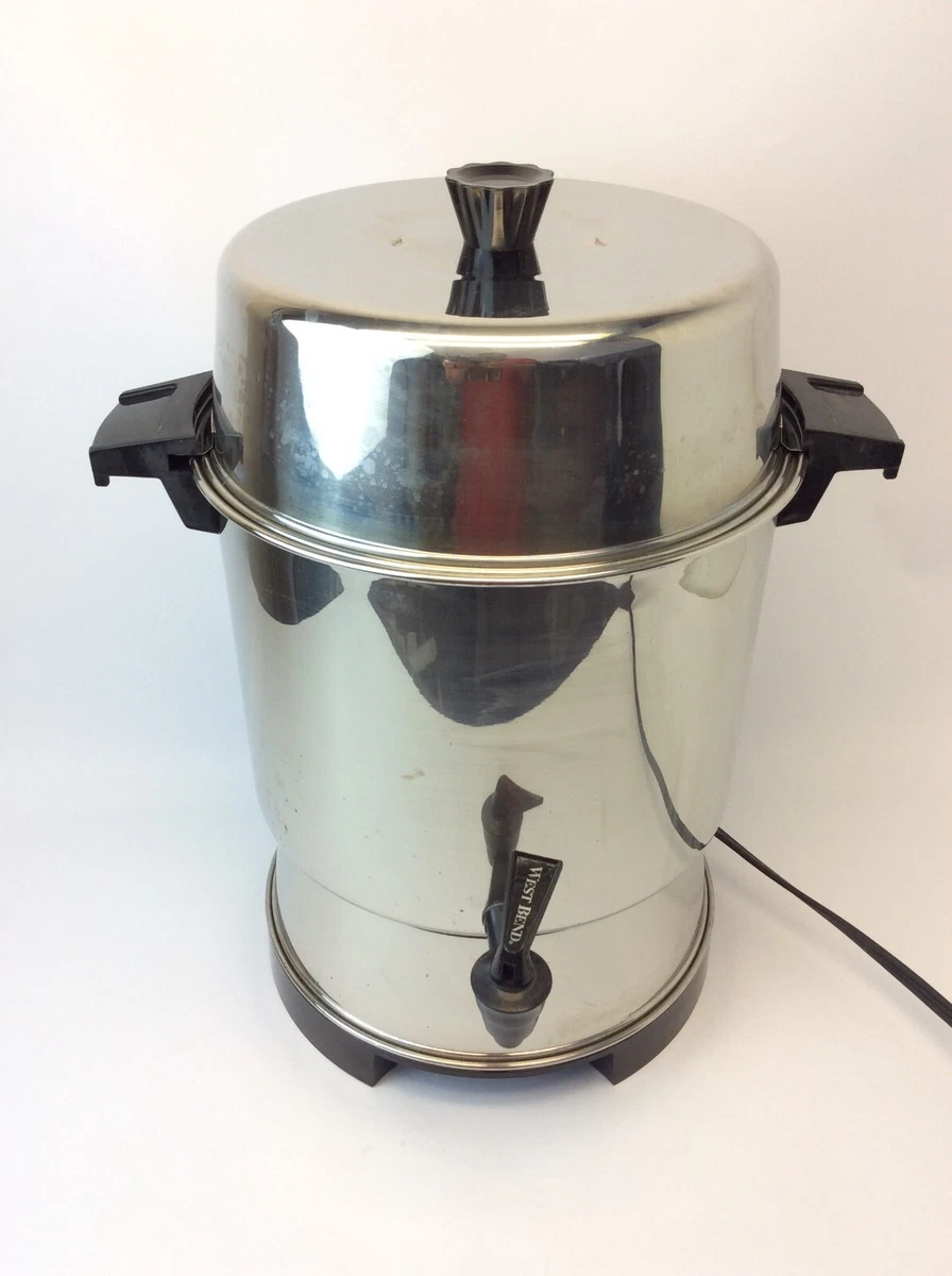 West Bend 55 Cup Stainless Steel Coffee Maker AutoTemperature Control 59005