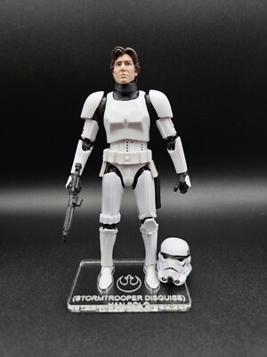 Black Series Han Solo (Stormtrooper Disguise) #09 Acrylic Base *No Toy *