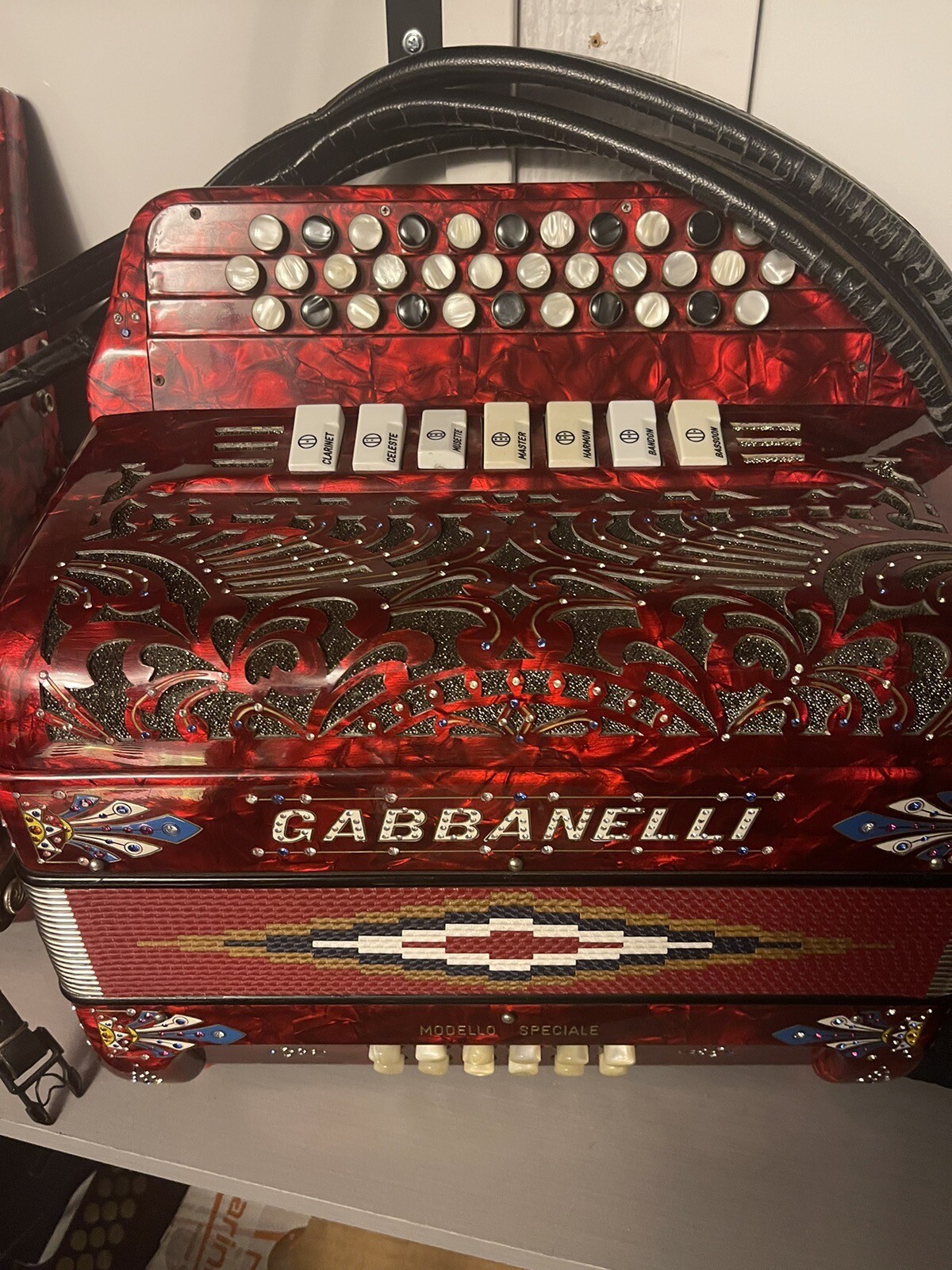 accordion Gabbanelli 7 Registros Tono Fa FBbEb Excellent Condition eBay