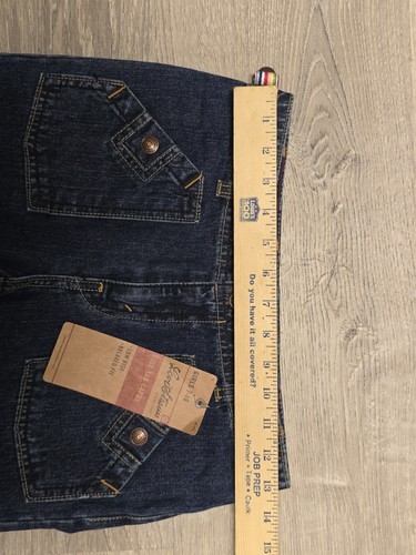 Levi Strauss Signature Side Tab Capri Low Rise Relaxed Fit Girls Size 12 - Picture 3 of 10