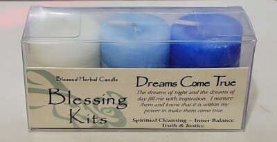 Blessing Kit Dreams Come True -  Set of 3 Votive Candles