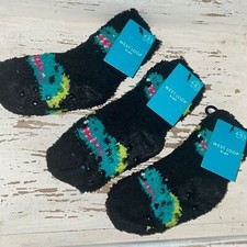 West loop kids 3 pack socks dino size 4-5 cozy grippy approx age 3-5 year