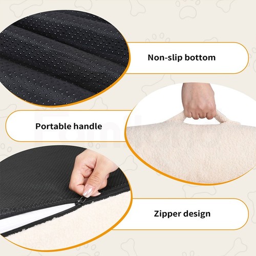 Pet Dog Calming Bed Cat Sofa Beds Removable Washable Mat Waterproof Linner Warm - Picture 167 of 462