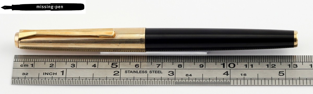 Pelikan P30 Fountain Pen with rolled gold cap and 18 K OB-nib