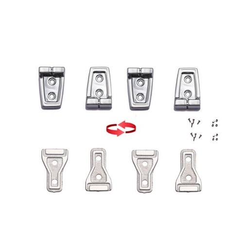 Metal Door Handle Metal Hinge Set for 1:10 Trx-4 G500 G63 RC4WD RC Car - Picture 15 of 16