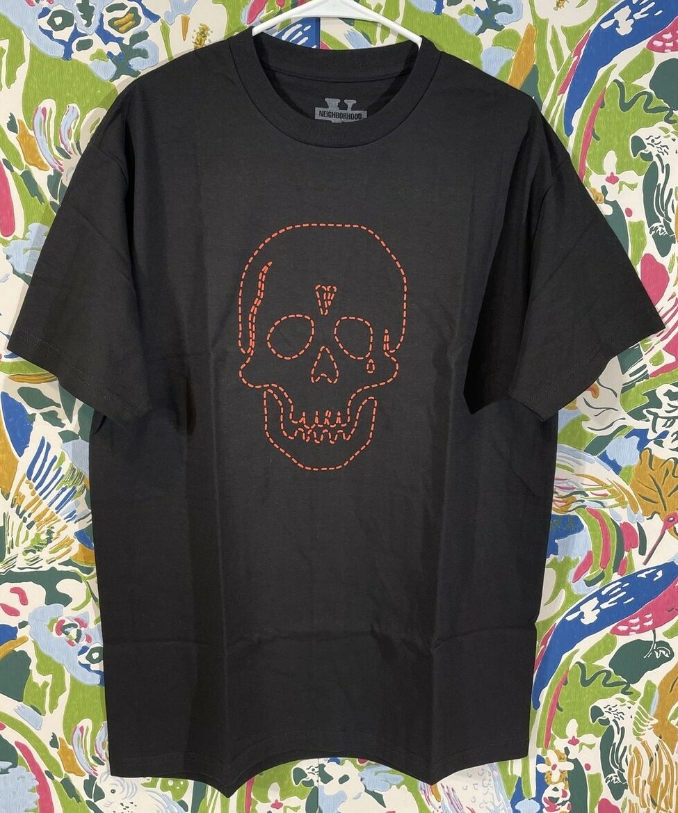 VLONE x Neighborhood Skull Merch Collab Tee Shirt Men's Size VLONE x Neighborhood Skull Merch Collab Tee Shirt Men's Size