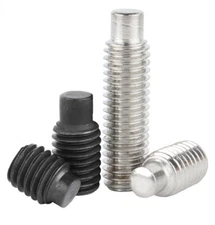 1/50pc M3-M16 Hex Hexagon Socket Set Screw With Dog Point Convex End Grub Bolt